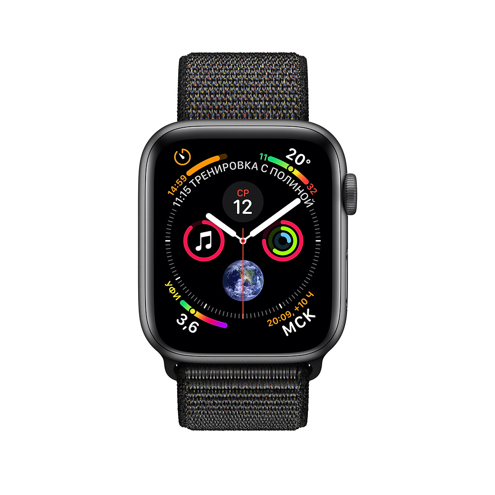 Часы Apple Watch Series 4 GPS, 40 mm (MU672RU/A), серый космос