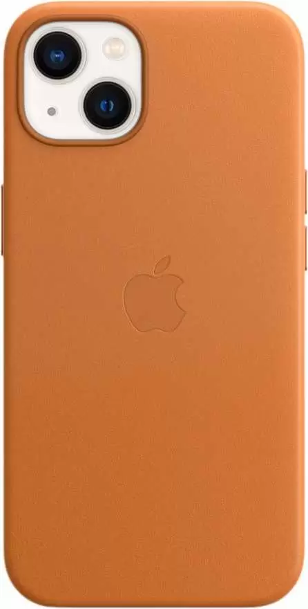 Чехол Apple Leather Case with MagSafe для iPhone 13 (MM103ZE/A)
