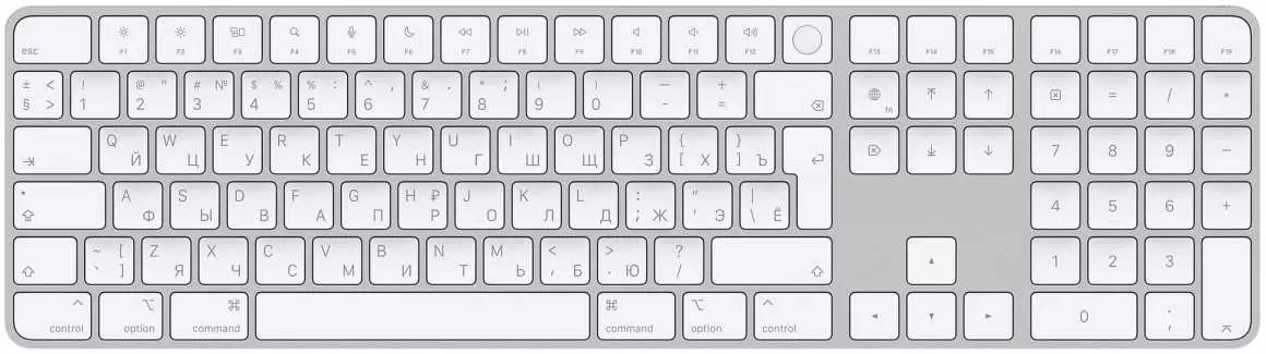Клавиатура Magic Keyboard with Touch ID for Mac computers with Apple silicon MK2C3RS/A