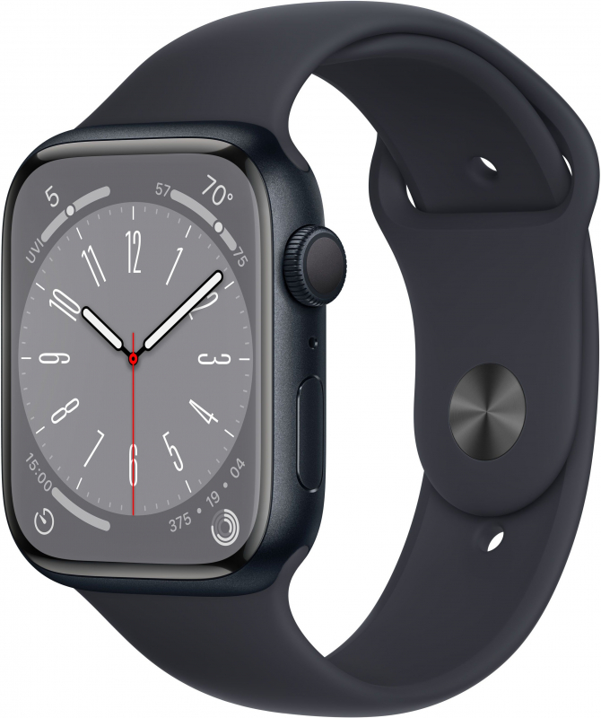 _Часы Apple Watch Series 8, 41mm S/M «тёмная ночь» MNU73