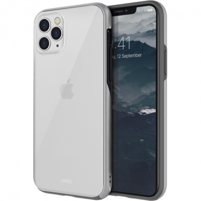 Чехол Uniq iPhone 11 Pro Vesto, серебристый