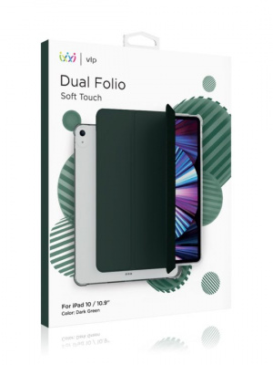 Чехол для планшета vlp Dual Folio iPad 10, темно-зеленый 6