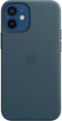Чехол IMagSafe Leather Case для iPhone 12 mini (MHK83ZE/A), балтийский синий